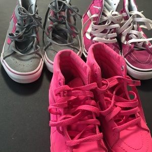 Vans Girls size 1 and 2